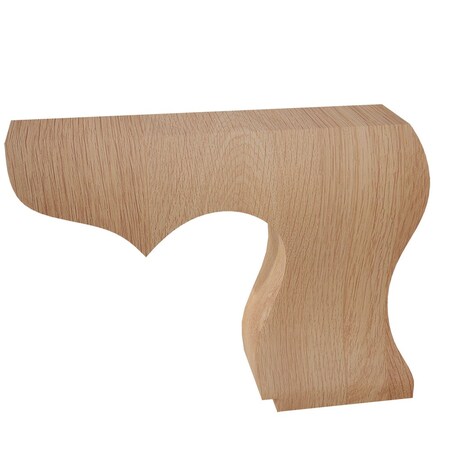 Designs Of Distinction Hampton Plain Right Bun Foot - Red Oak 01703210AK1